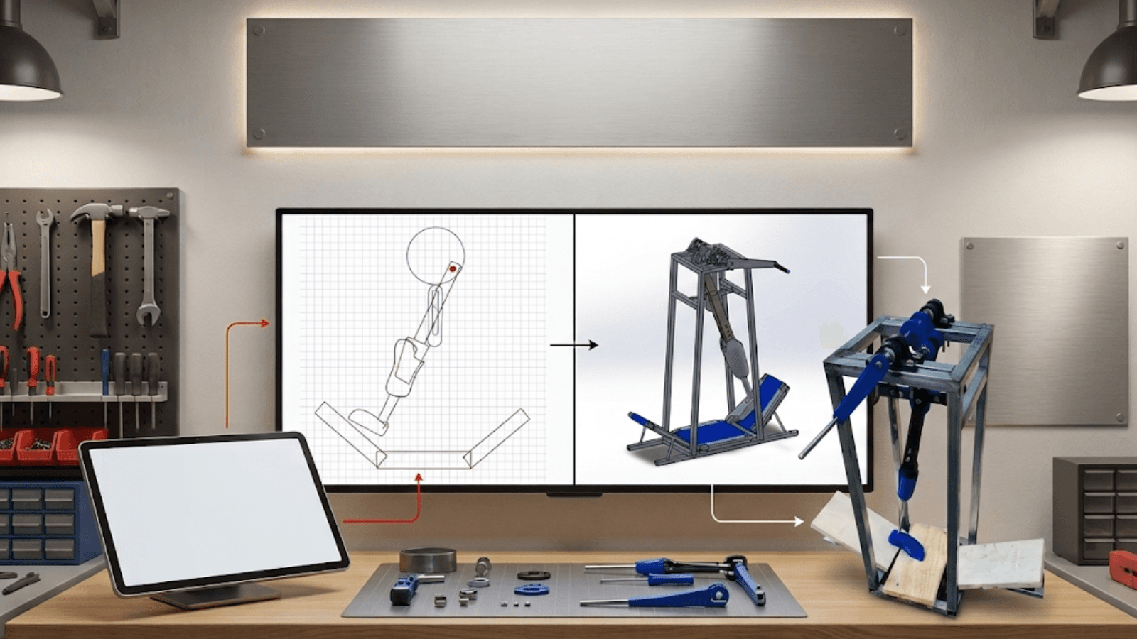 Below-Knee Prosthetic Leg Fatigue Load Testing Mechanism