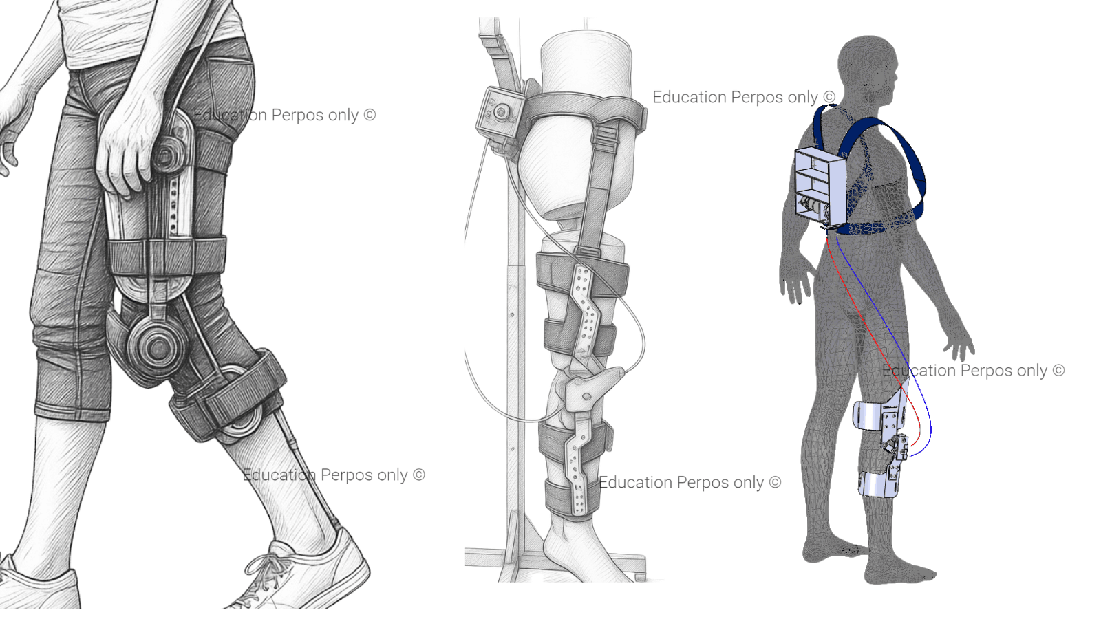 Active Knee Exoskeleton for Osteoarthritis Treatment - 3
